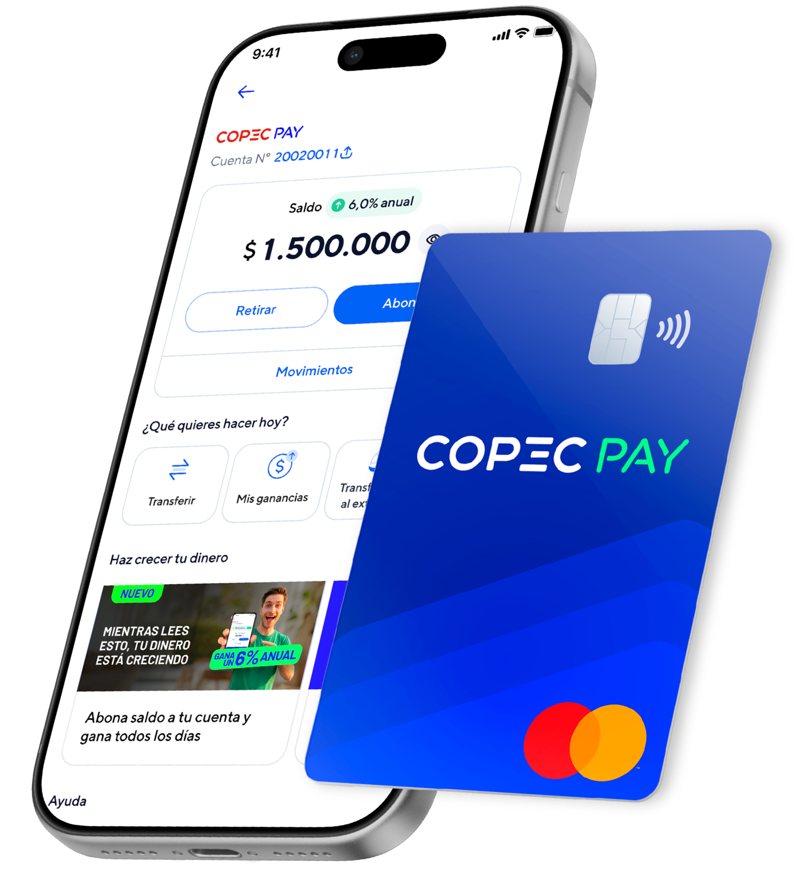 Tarjeta Copec Pay Mastercard